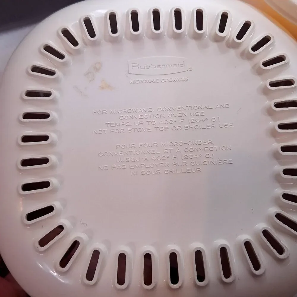 Vintage Rubbermaid microwave cooker set 5 pcs steamer‎ 2243 2247 2249 5153 5556